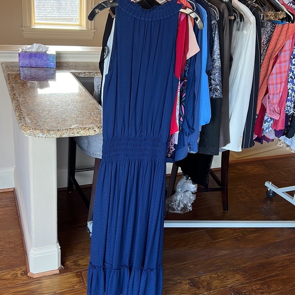 Ramy Brook Sleeveless Navy Blue Maxi - Picture 6 of 7